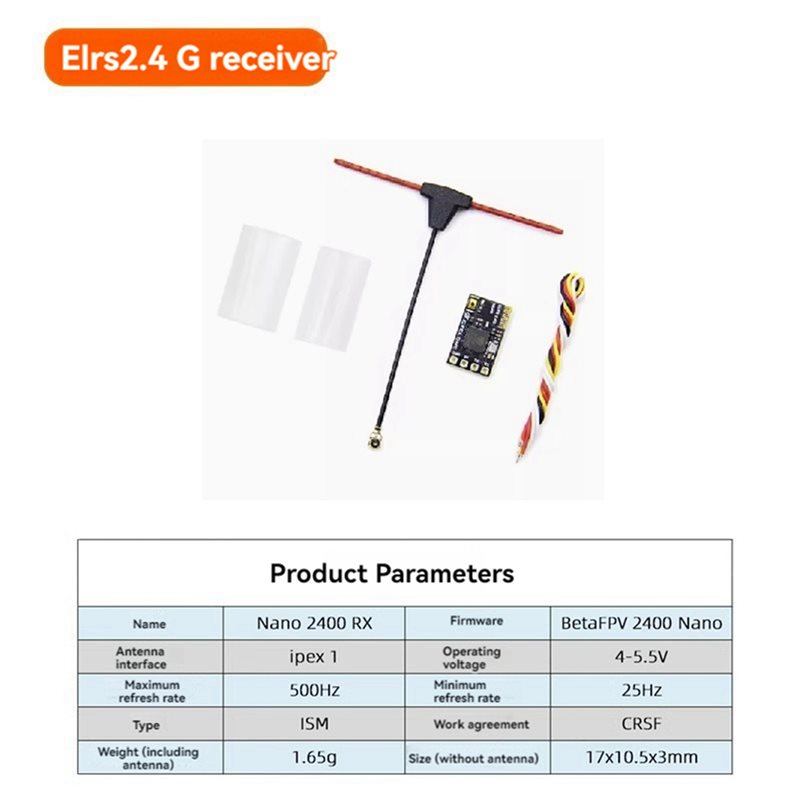 Drone Antenna - Odbiornik ABXE-5X ELRS 2,4 GHz, model