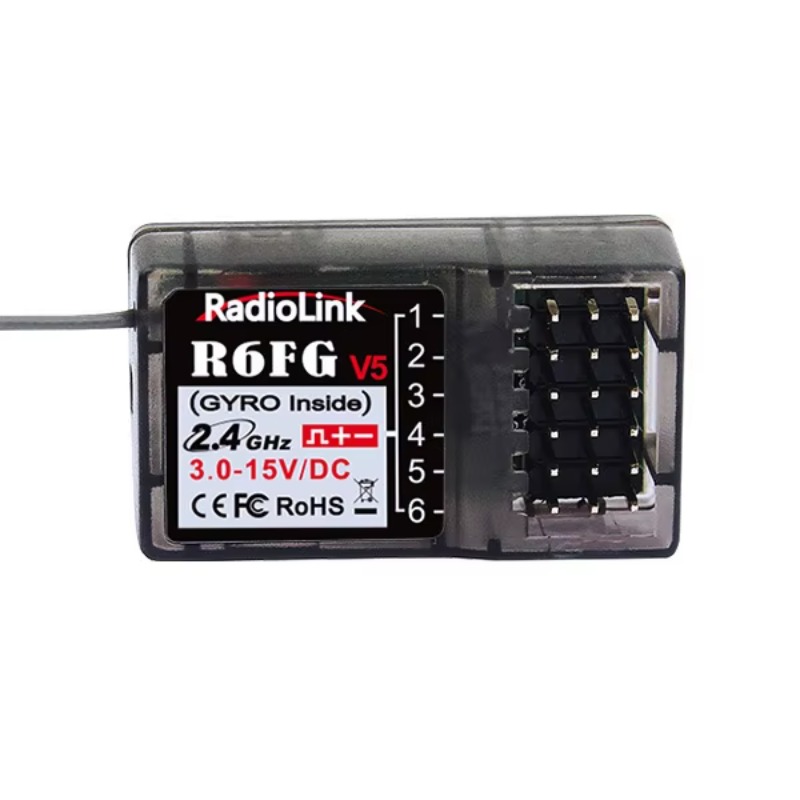 Radio Transmitter 2.4Ghz - Radiolink R6FG V5 Odbiornik 6-kanałowy 2,4