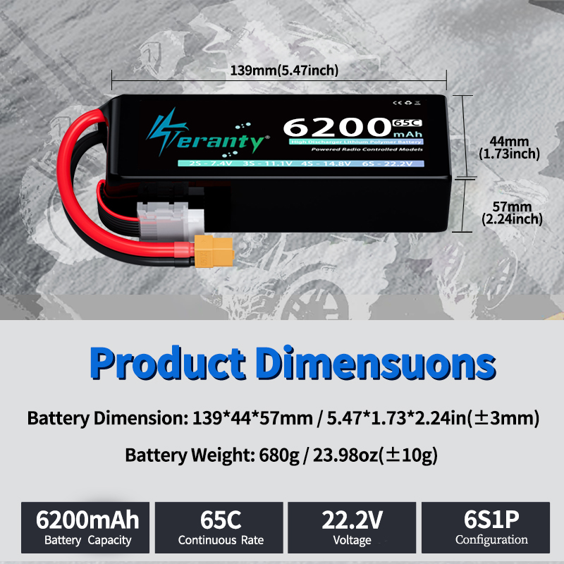 Bateria Lipo TERANTY 6S 6200mA – Lipo Battery 6S recenzja i cena