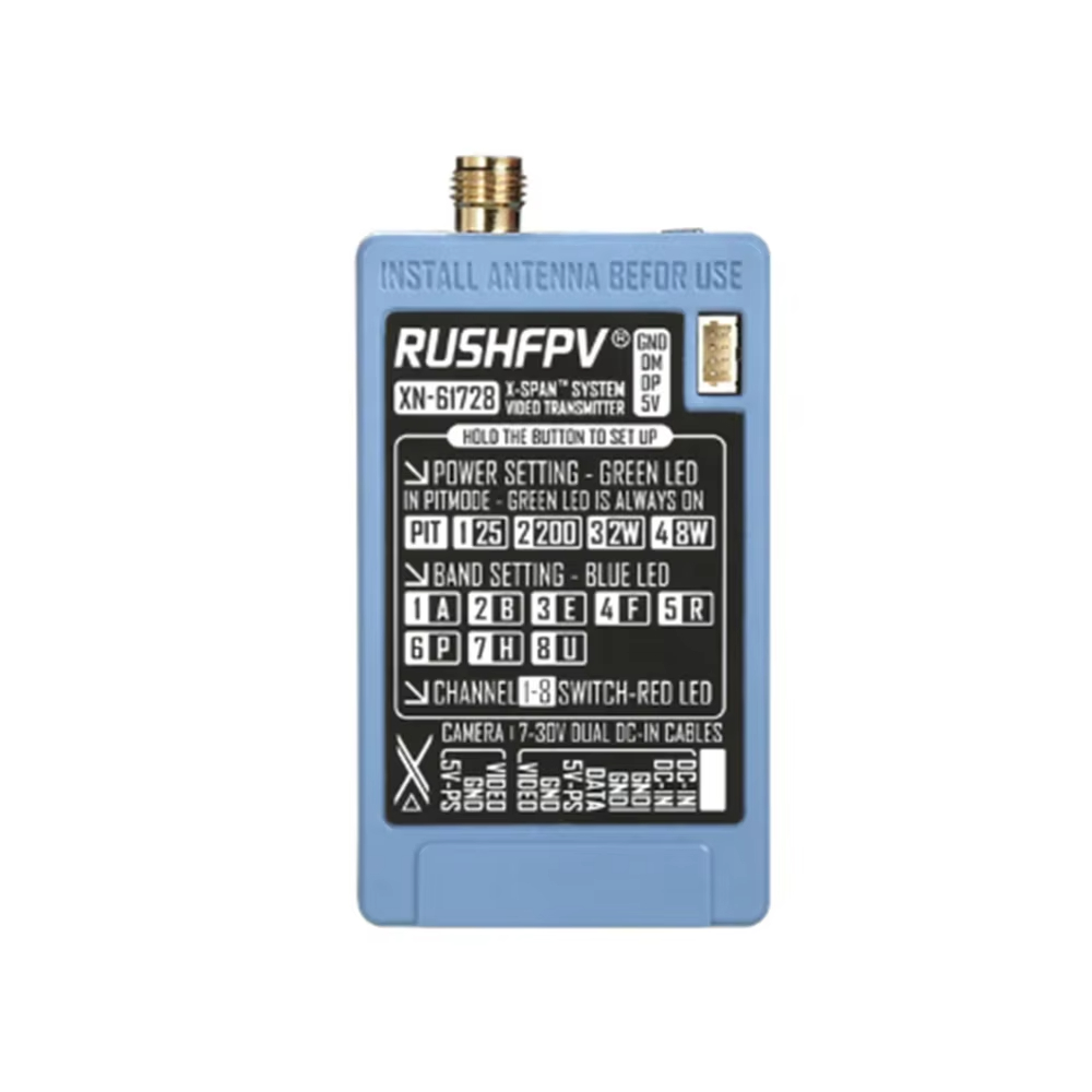 RUSHFPV 6.1‑7.2G 8W X61728 VTX – Rc Transmitter recenzja i cena