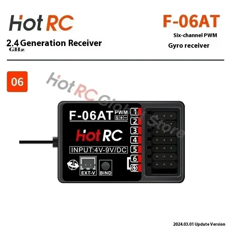 Odbiornik HOTRC 2.4Ghz 4/6/8-k – Radio Transmitter 2.4Ghz recenzja i cena