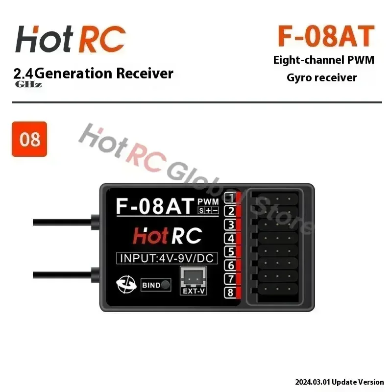 Odbiornik HOTRC 2.4Ghz 4/6/8-k – Radio Transmitter 2.4Ghz recenzja i cena