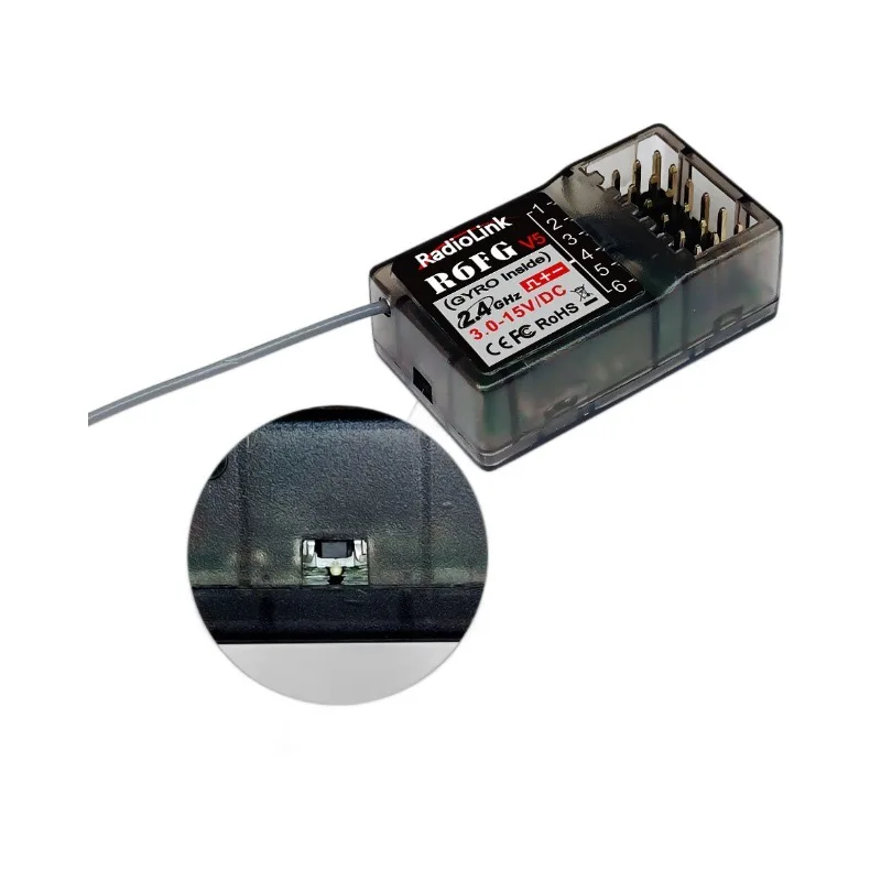 Radiolink R6FG V5 Odbiornik 6- – Radio Transmitter 2.4Ghz recenzja i cena