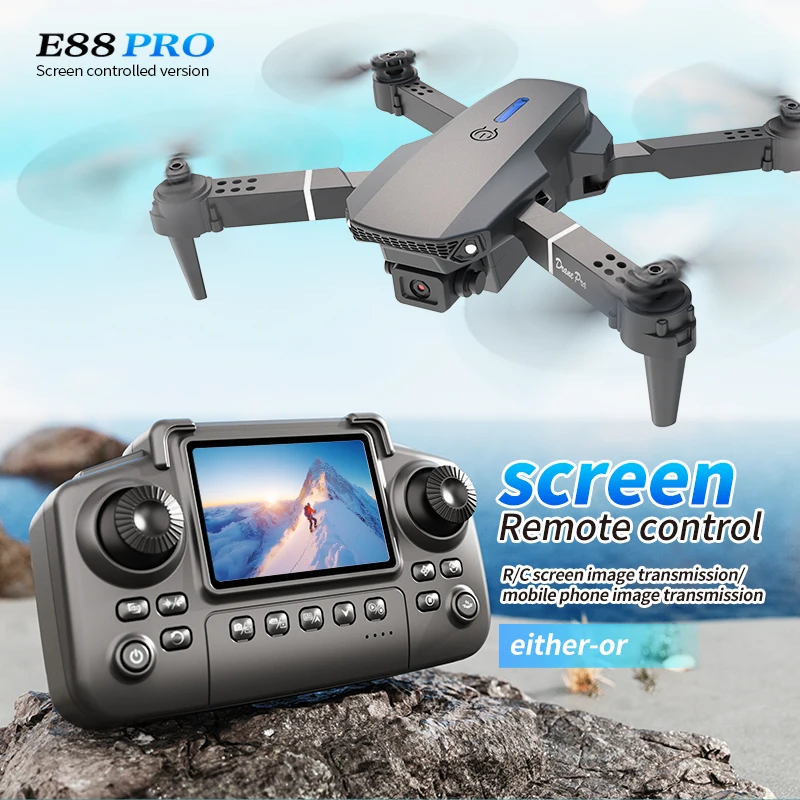 Profesjonalny dron E88 PRO z e – Brushed Drone Motor recenzja i cena