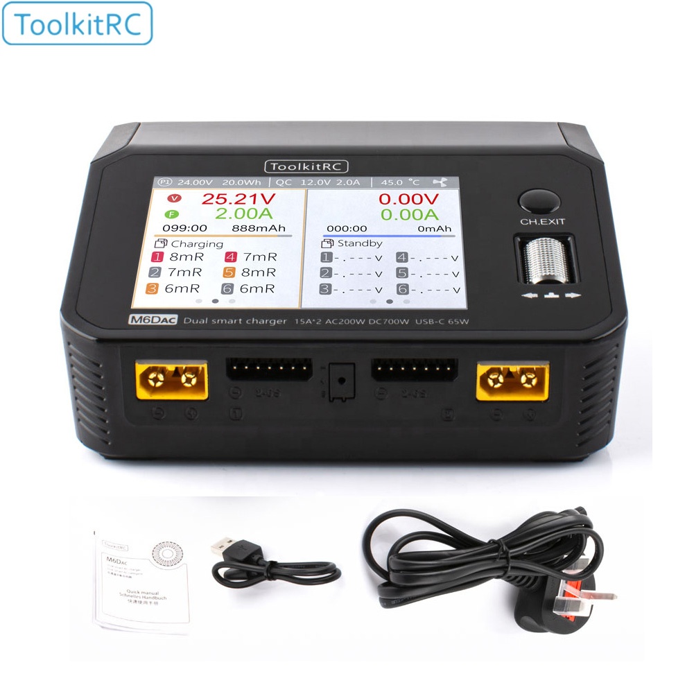 Toolkitrc M6DAC 350W X 2 USB-C – Lipo Battery 6S recenzja i cena