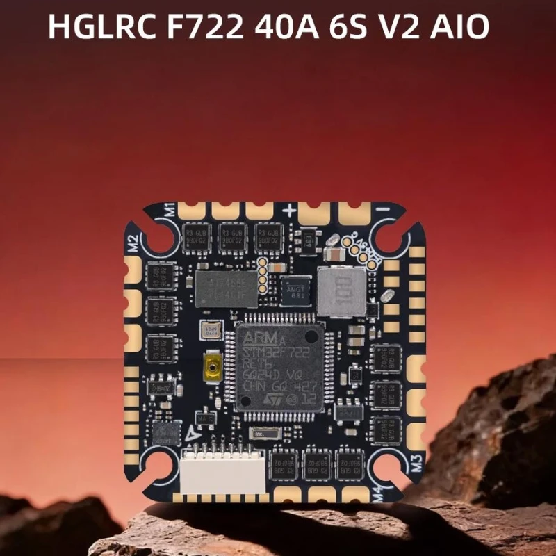 F722 40A 6S V2 AIO FC HGLRC –  – F722 Flight Controller recenzja i cena