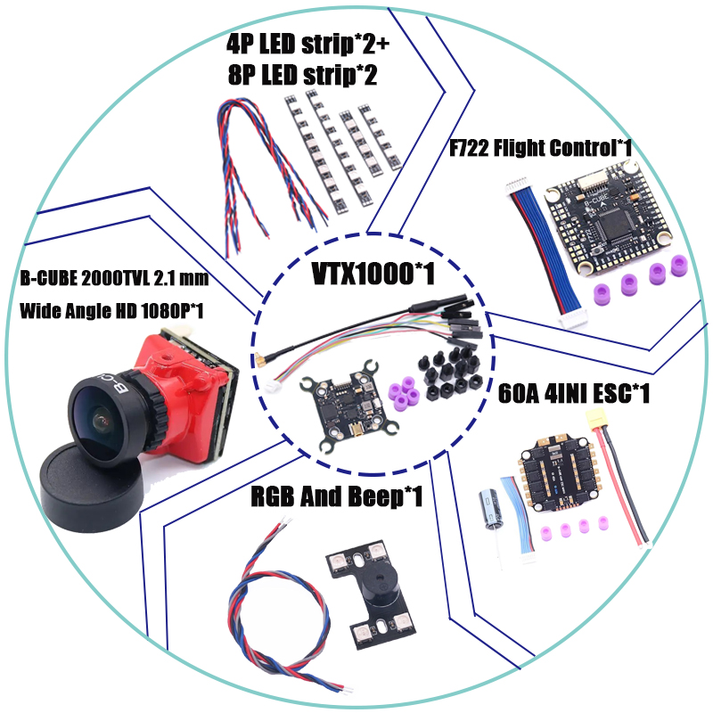 RCtoSky F4V3S PLUS F722 F745 H – F722 Flight Controller recenzja i cena