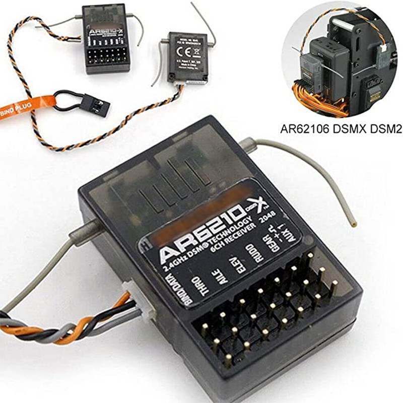Odbiornik DSMX DSM2 AR6210 6CH – Radio Transmitter 2.4Ghz recenzja i cena