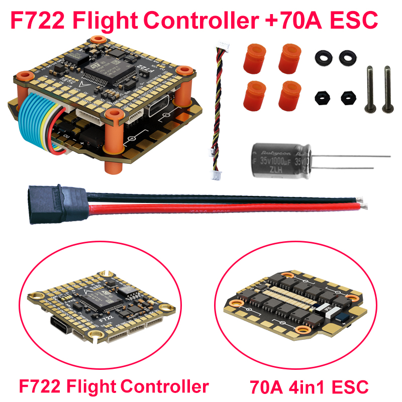 DAKEFPV F722 60A Stack ICM4268 – F722 Flight Controller recenzja i cena