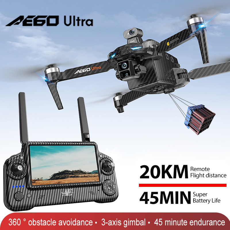 Profesjonalny dron AE60 GPS z  – Brushed Drone Motor recenzja i cena