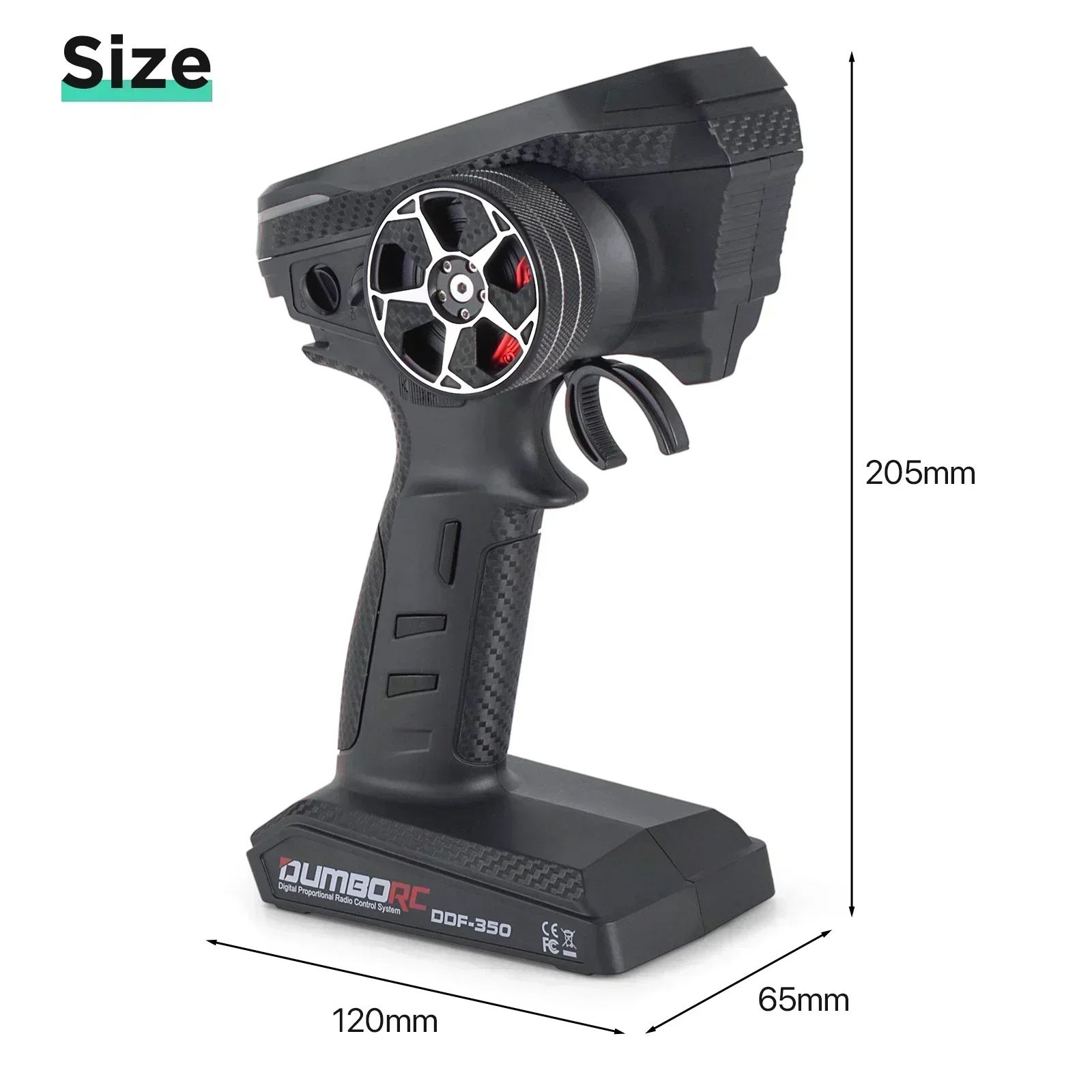 DUMBORC 10CH DDF-350 RC Pilot  – Radio Transmitter 2.4Ghz recenzja i cena