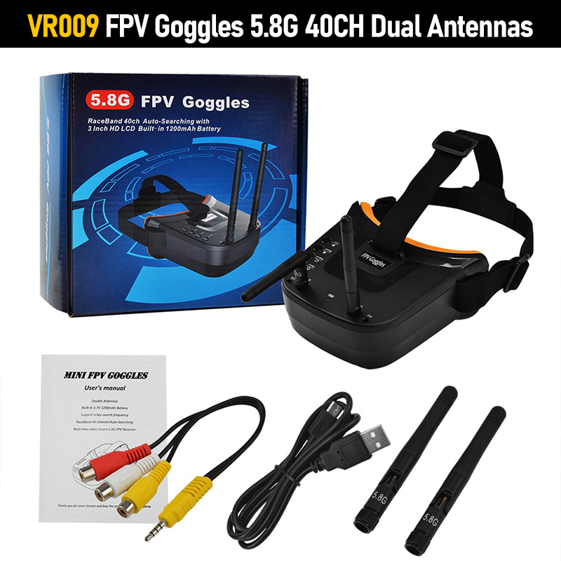 Okulary FPV VR009 z 3.0-calowy – Goggles Fpv recenzja i cena