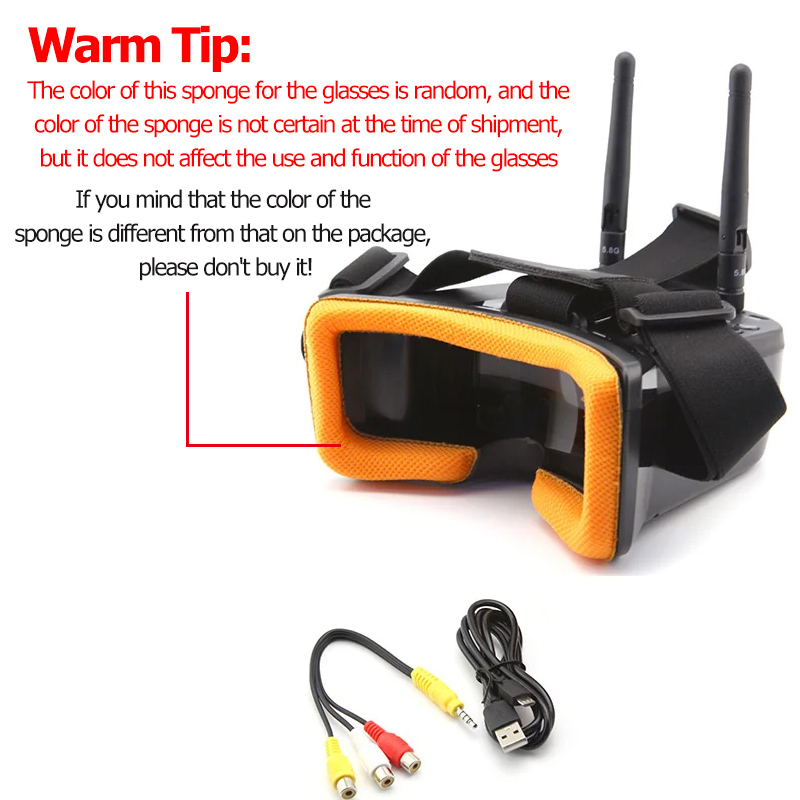 Okulary wideo VR009 FPV z 3-ca – Goggles Fpv recenzja i cena