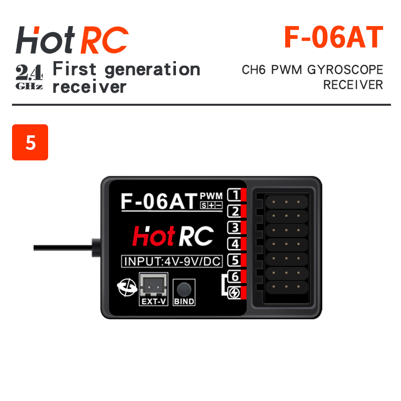 Odbiorniki HOTRC 2.4Ghz F-01A  – Radio Transmitter 2.4Ghz recenzja i cena